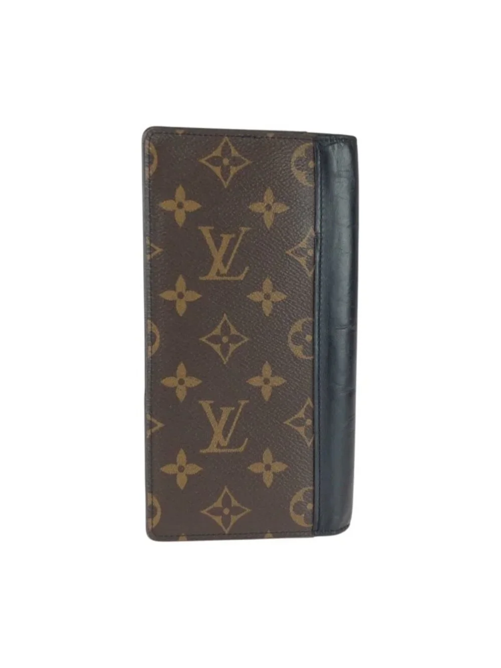 Louis Vuitton Monogram Macassar Portefeuille Brazza Brown Wallet
